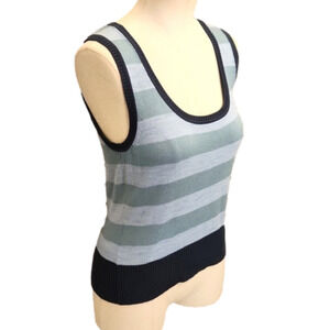 Womens Mossimo Y2K style vintage striped sweater tank size Medium.
